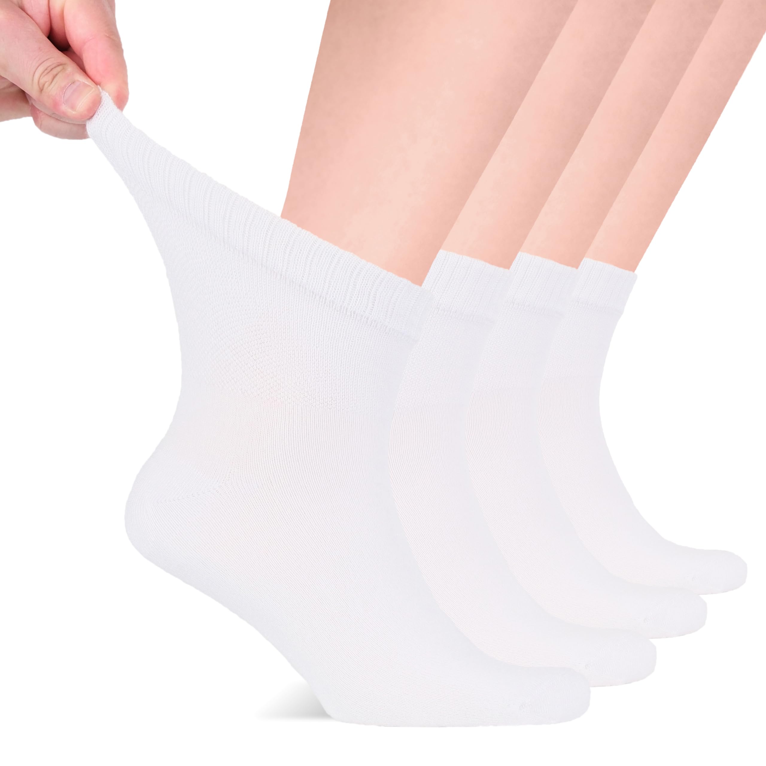 Soxco 10 Paires Chaussettes Diabétiques Homme